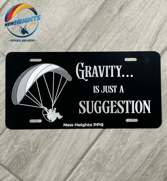 Gravity License Plate